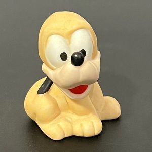 Vintage Disney Baby Pluto Ceramic Figurine